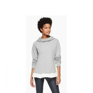 Kate Spade New York Ruffle Pullover Hoodie